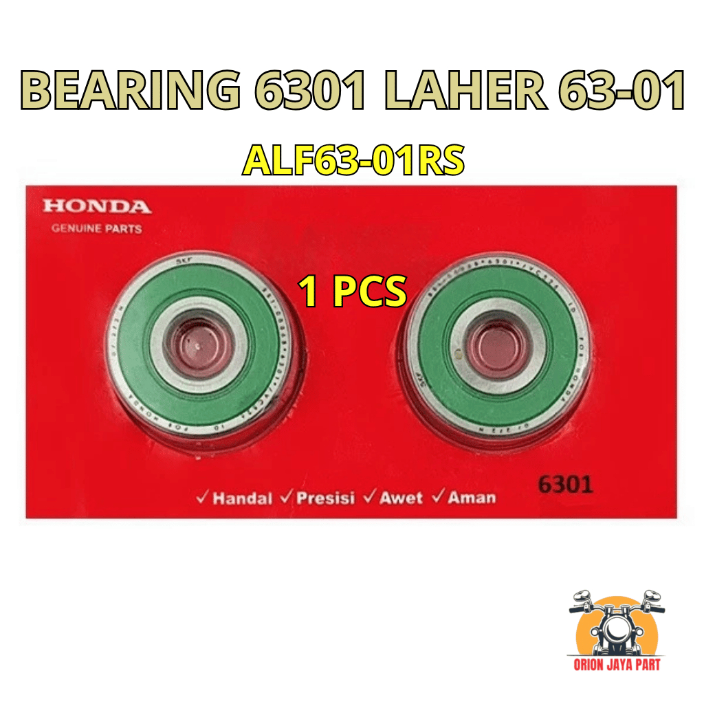 ALF63-01RS แบริ่งดั้งเดิม 6301 แบริ่งล้อ Supra X, Jupiter Z, 6301 Lahar