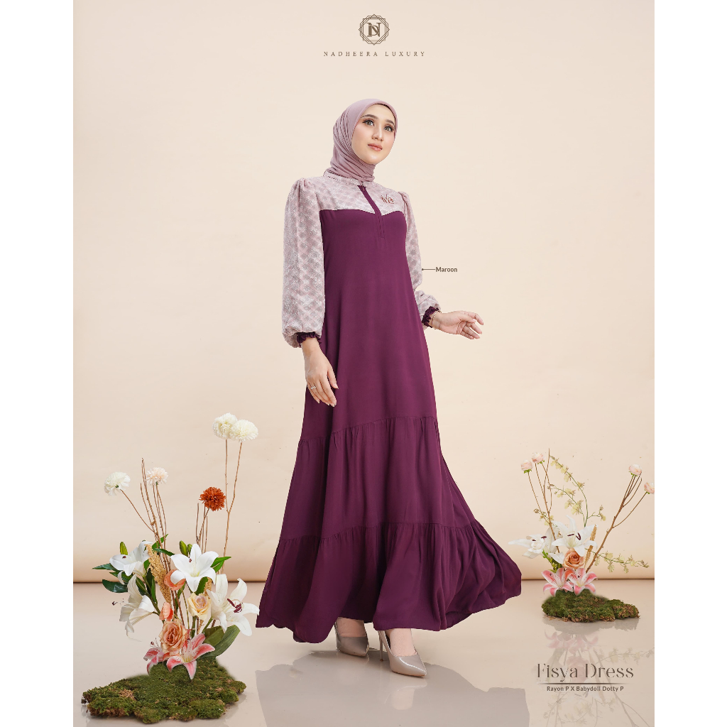 GAMIS SERIES // NEWEST FISYA SERIES NADEHEERA LUXURY // NADEHEERA LUXURY DRESS // NEWEST NADEHEERA L