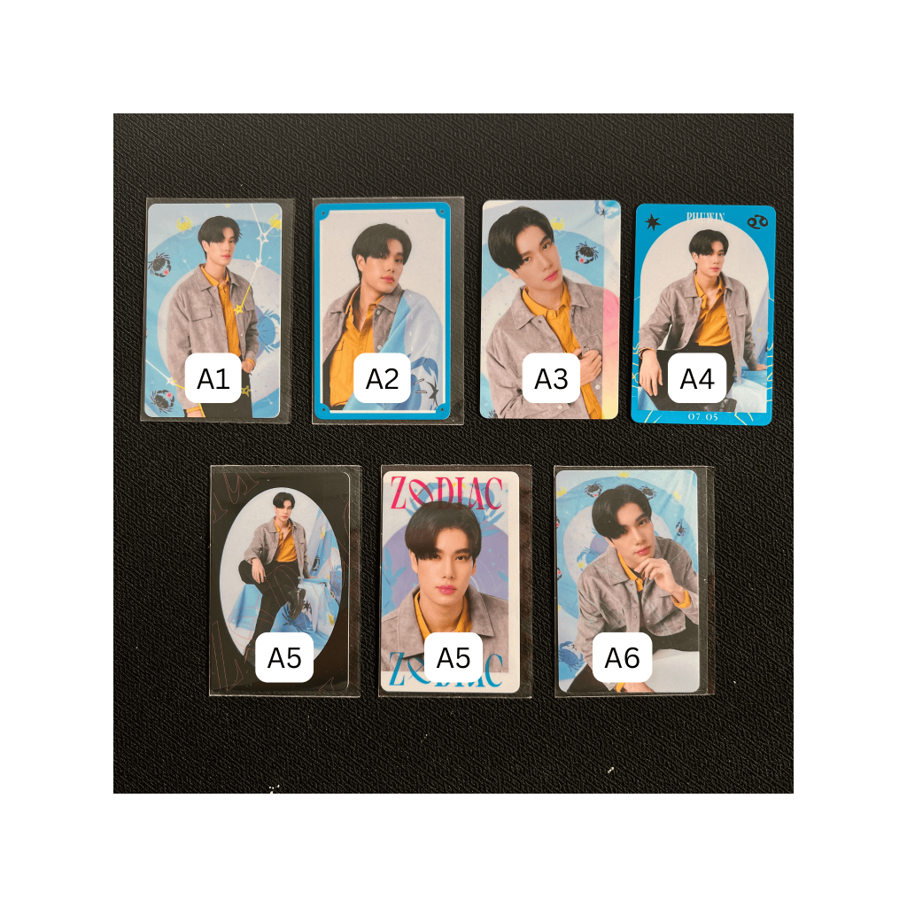 [DALGI.ID] PHUWIN ZODIAC PHOTOCARD OFFICIAL AKTOR GMMTV THAILAND