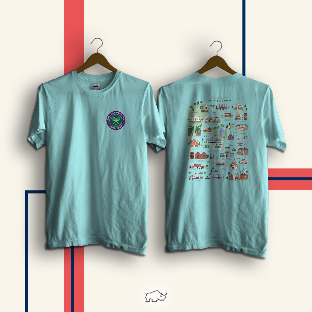 เสื้อยืดเดินรอบ ๆ ibledon