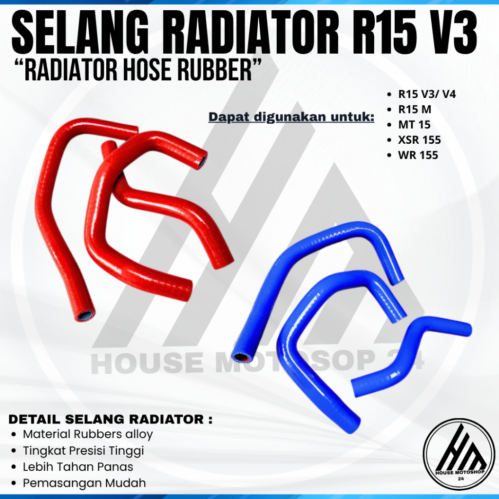 R15V3 MT15 XSR R15V4 RADIATOR HOSE SPORT HOSE SAMCO R15V3 V4 SAMCO VARIO 125 150 HOSE