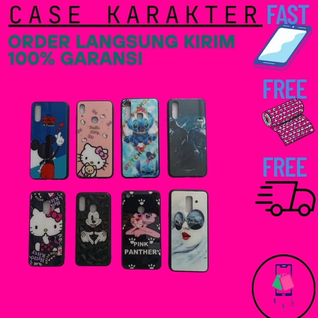 เคสซิลิโคน Softcase Motif Viral Series Samsung A40 A6+ S9 A6 J6 J8 A710 Vivo S1 IQOO 1Y91 Y93 Y95 Y9