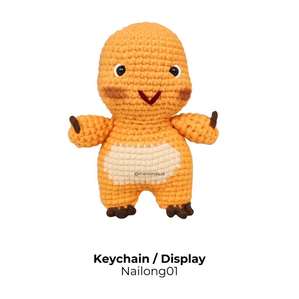 [PO 3 DAYS] KEYCHAIN / DISPLAY - Nailong01 (ไดโนเสาร์สีเหลือง)