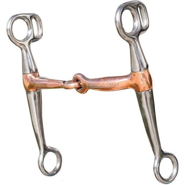 Snaffle Tom Thumb Bit ม้าขี่ม้า BT1101U โลหะเหล็ก