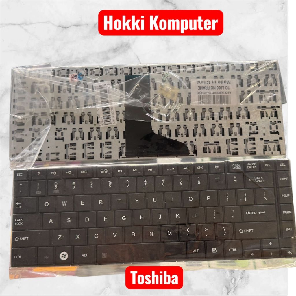 Toshiba Satellite C800 C805 M800 M805 L800 L805 คีย์บอร์ดที่ไม่ใช่เฟรม