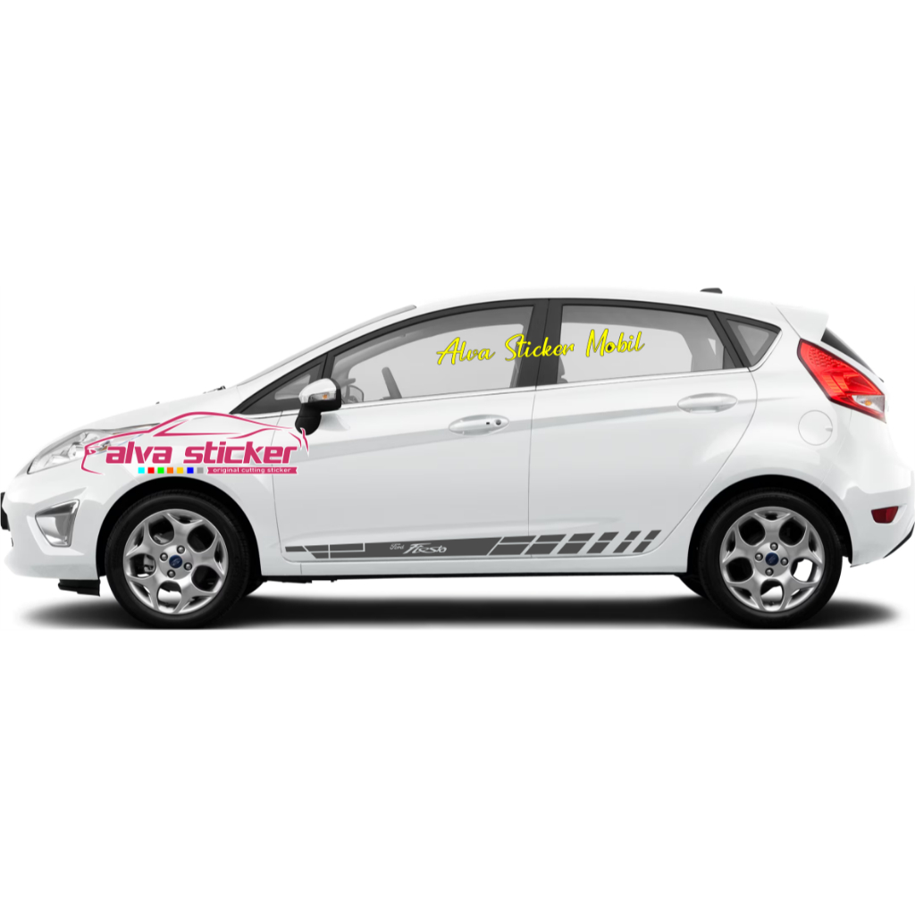 สติกเกอร์แนวคิดใหม่ สติกเกอร์ fiesta รายชื่อ fiesta แถบร่างกายด้านข้างรถ ford fiesta สติกเกอร์ล่าสุด