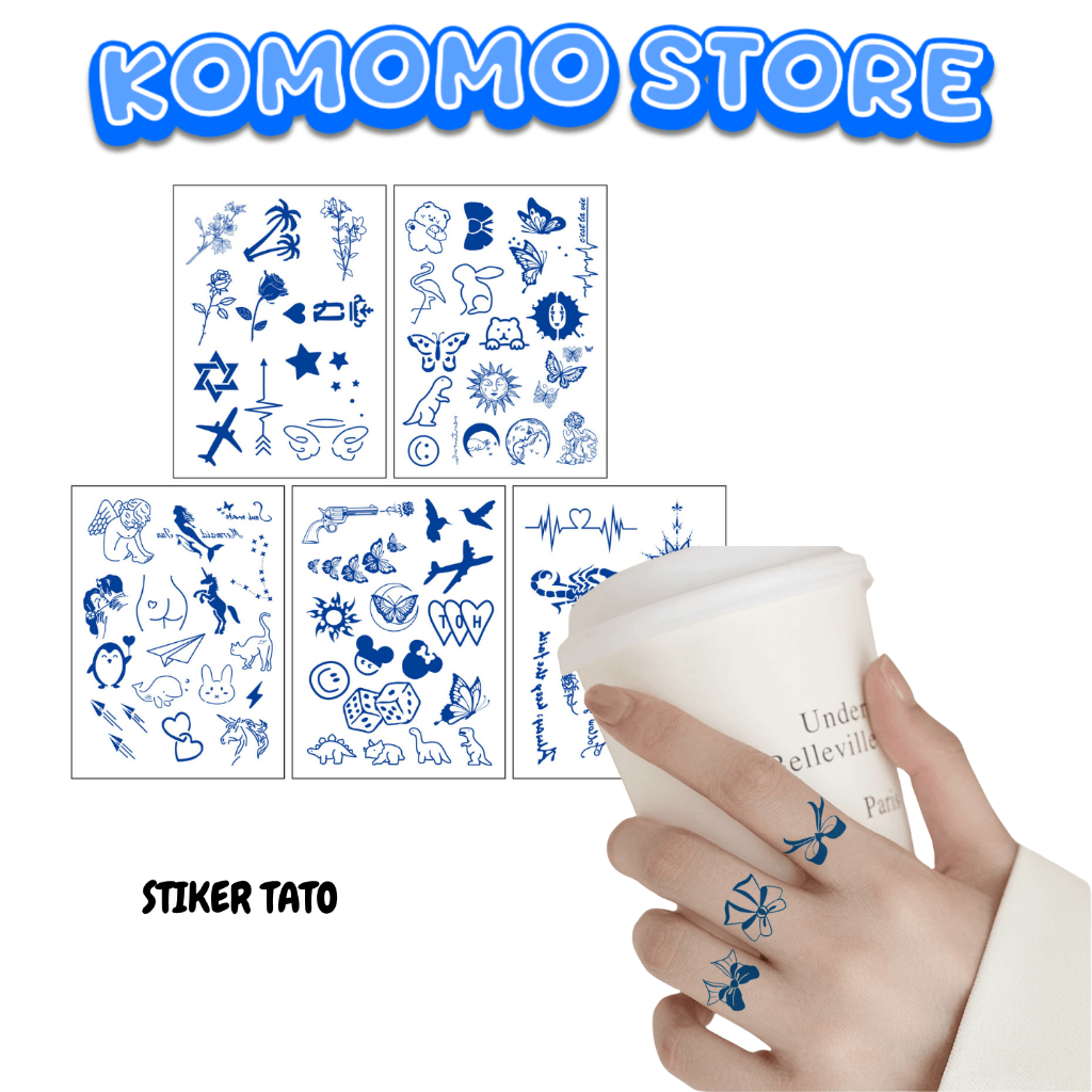 KMM HALAL TATTOO STICKERS H739 ยาว LASTING TATTOO TEMPORARY TATTOO สติกเกอร์กันน้ําTATTOO LONG LATIN