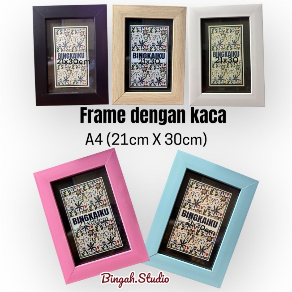 MINIMALIST PHOTO FRAME A4 (21X30cm) | กรอบรูป | SUPPORT FRAME | กรอบรูป