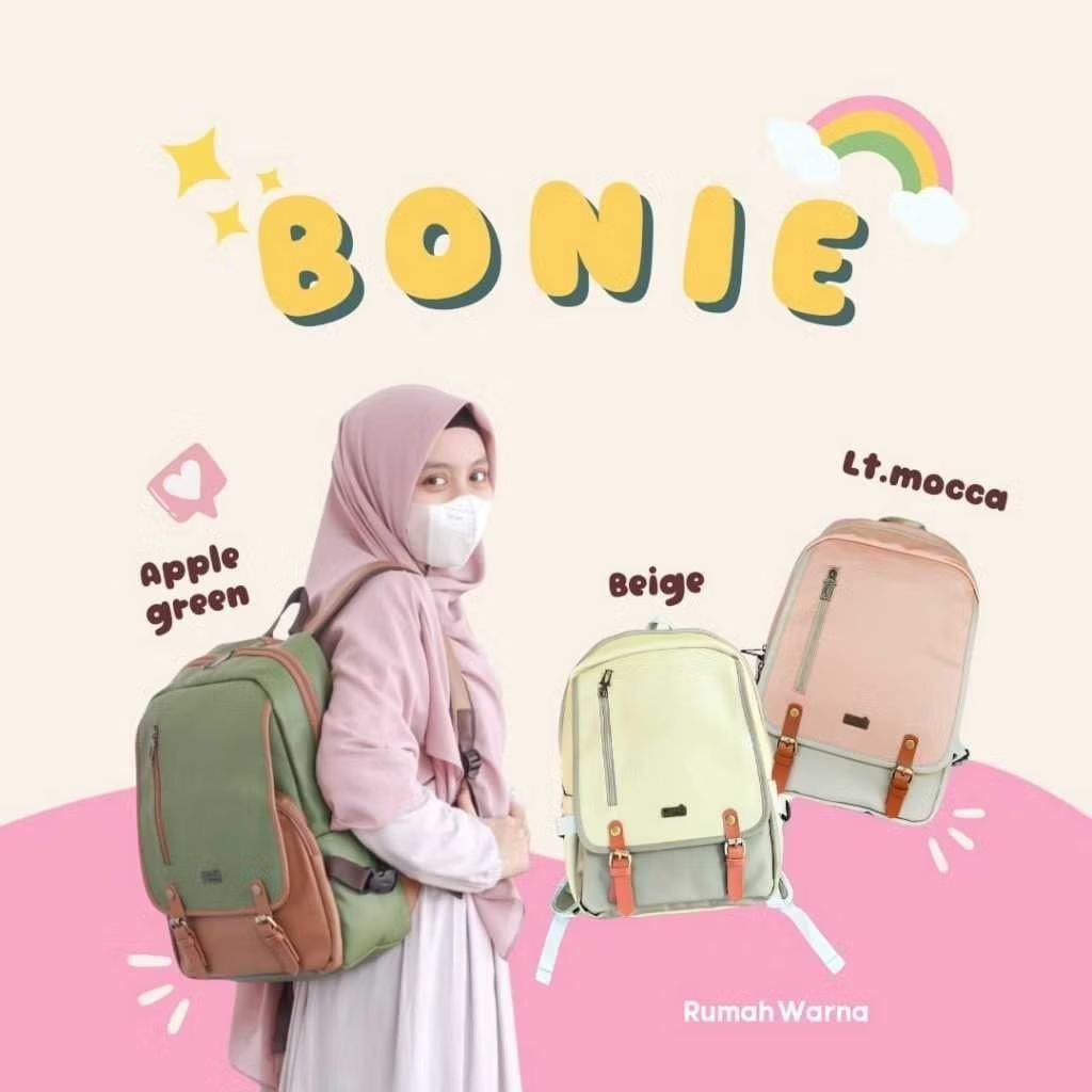 Bonies Color Backpack with Laptop slot 28 x 13.5 x 42 cm