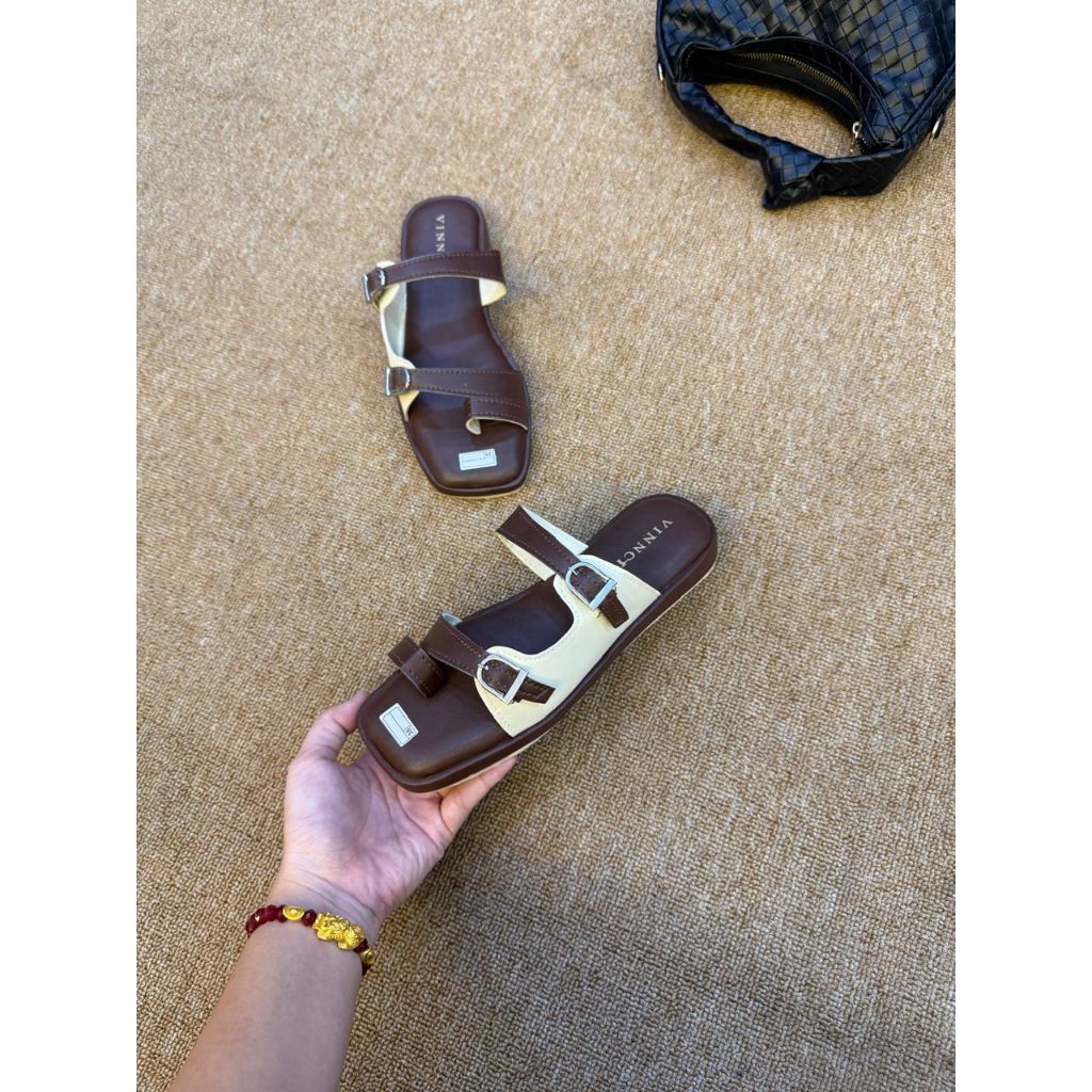 Vinnci Full Foam Flatfoam Sandals ฟรีกล่อง| รองเท้าผู้หญิง | รองเท้าส้นสูงปาร์ตี้อินเทรนด์ | รองเท้า