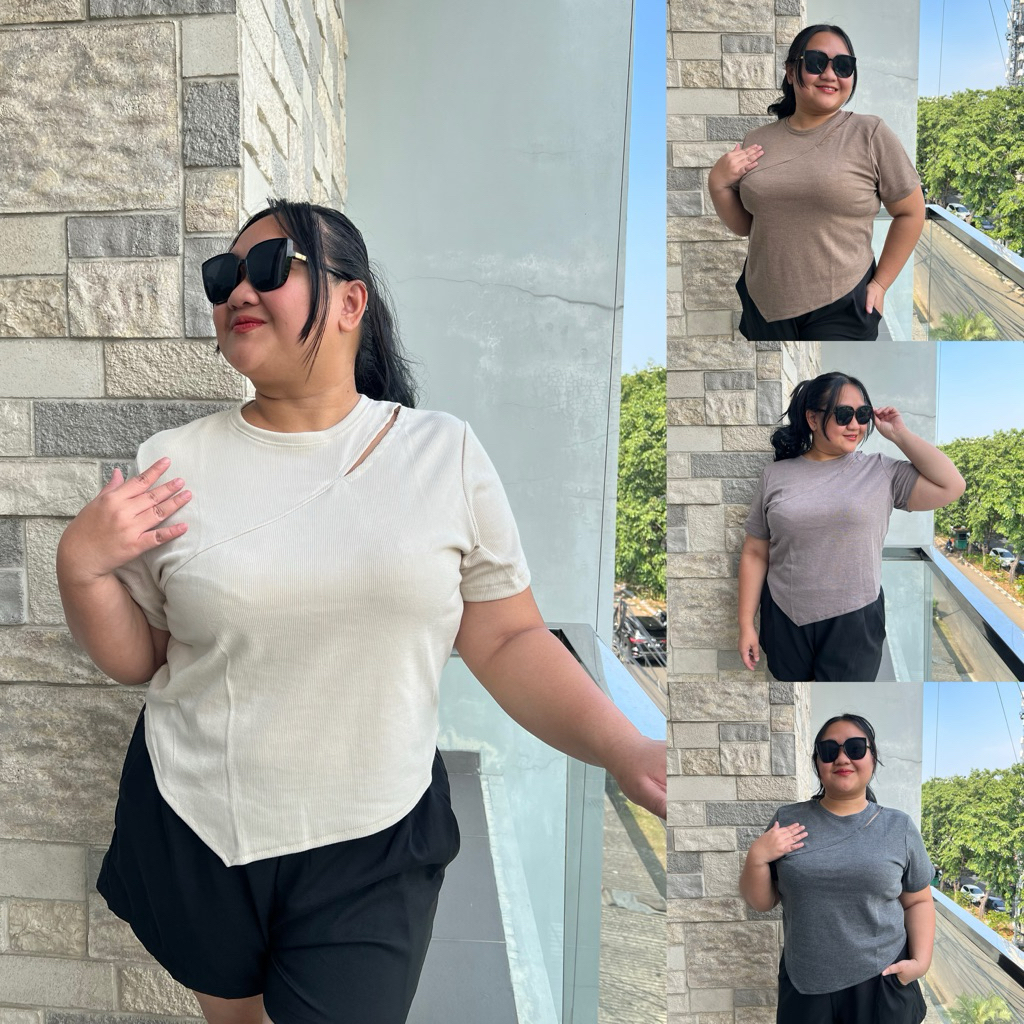 เสื้อ Hika Bigsize | เสื้อผ้าจัมโบ้กรุงเทพ | เสื้อไหมพรมไซส์ใหญ่