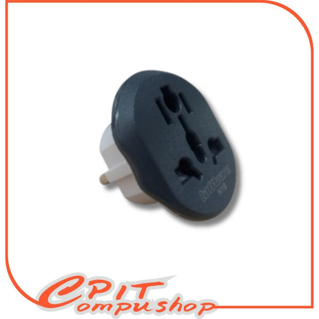 อะแดปเตอร์สําหรับเดินทางอเนกประสงค์แบบวนซ้ํา AU US UK เป็น EU Plug 16A - N16