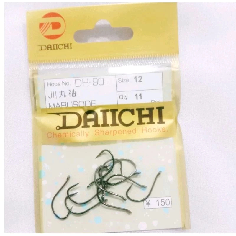 MATA Daiichi Fishing Hook / Daiichi DH-90 Marusode Hook Hole Hook