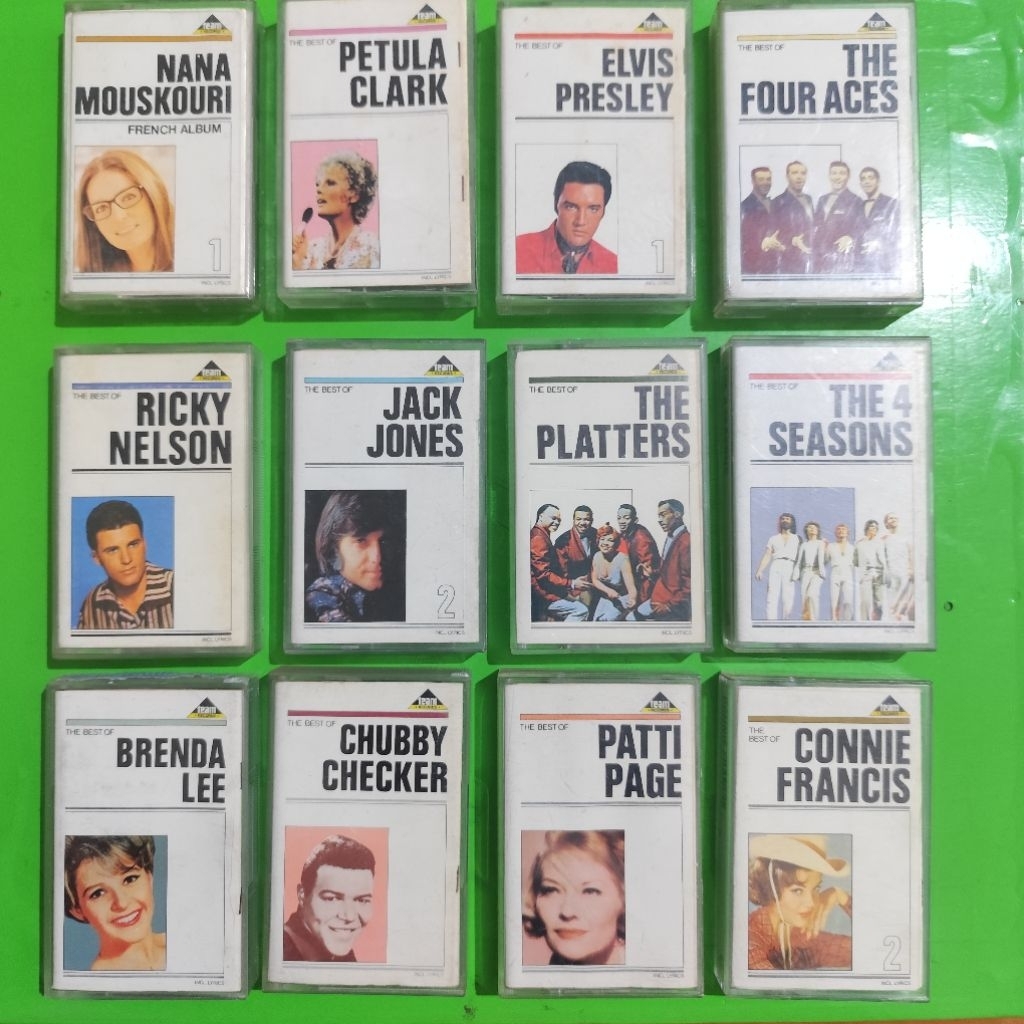 เทปคาสเซ็ทศิลปิน 60, ELVIS PRESLEY, LONNIE FRANCIS, ETC.