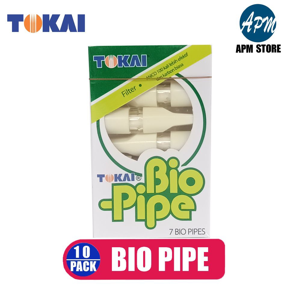 [ใหม่ READY] BIOPIPE BIO PIPE FILTER SMOKE TOKAI ORIGINAL 10 PACK ALTENDTS 70 ชิ้น / PIPE
