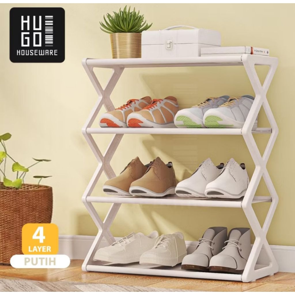 MINIMALIST SHOE RACK / MULTI-PURPOSE SHOE RACK / PORTABLE SHOE RACK / STURDY STAINLESS STEEL SHOE RA
