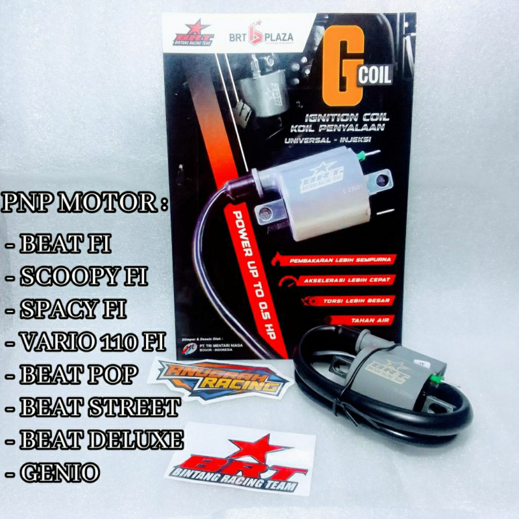 BRT COIL G-SUPER INJECTION BEAT FI BEAT DELUXE SCOOPY INJECTION SPACY FI GENIO BEAT POP BEAT STREET 