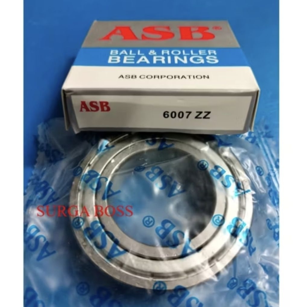 Original ASB ยี่ห้อ 6007 ZZ Bearing (ราคาต่อชิ้น)