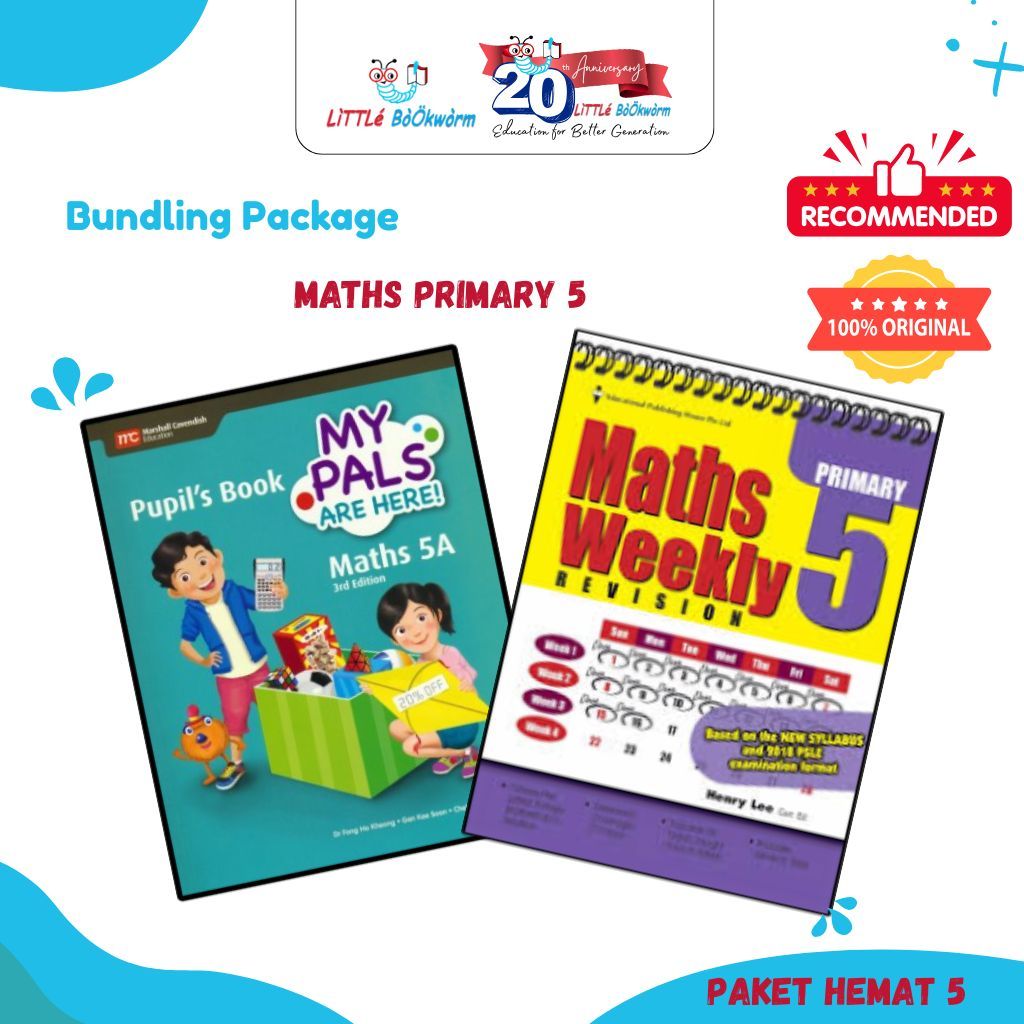 MATH P5 BUNDLING PACKAGE: MATH WEEKLY P5 + MY PALLS ARE HERE MATH 5A