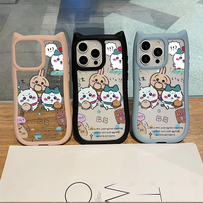 HP 3D แมวเคสโทรศัพท์ 3D หู kawa สําหรับ iPhone X/Xs/XR/XS MAX, 11/11 PRO, 12/12 PRO/12 PM, 13/13 PRO