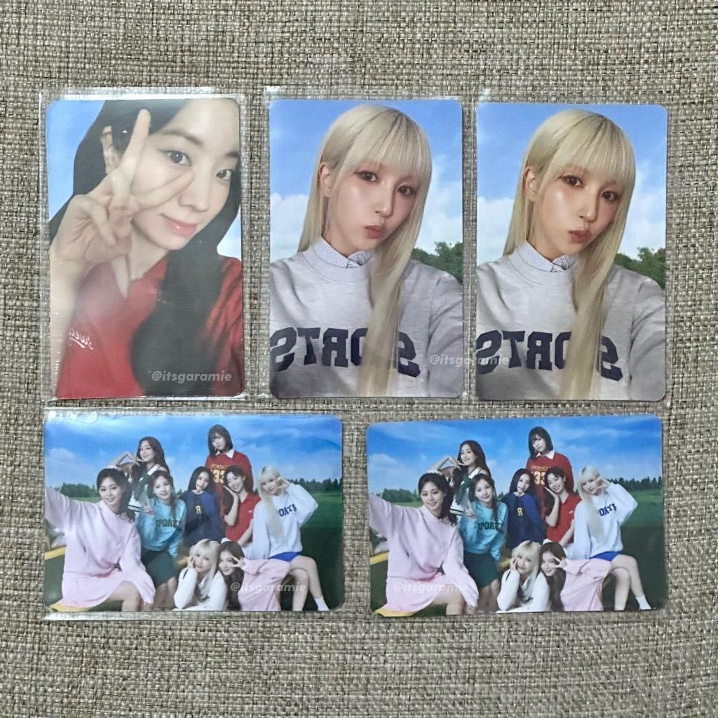 [ READY ] Photocard Official Twice x Rieese - Mina Dahyun Jeongyeon Sana Tzuyu Momo Nayeon Chaeyoung Jihyo
