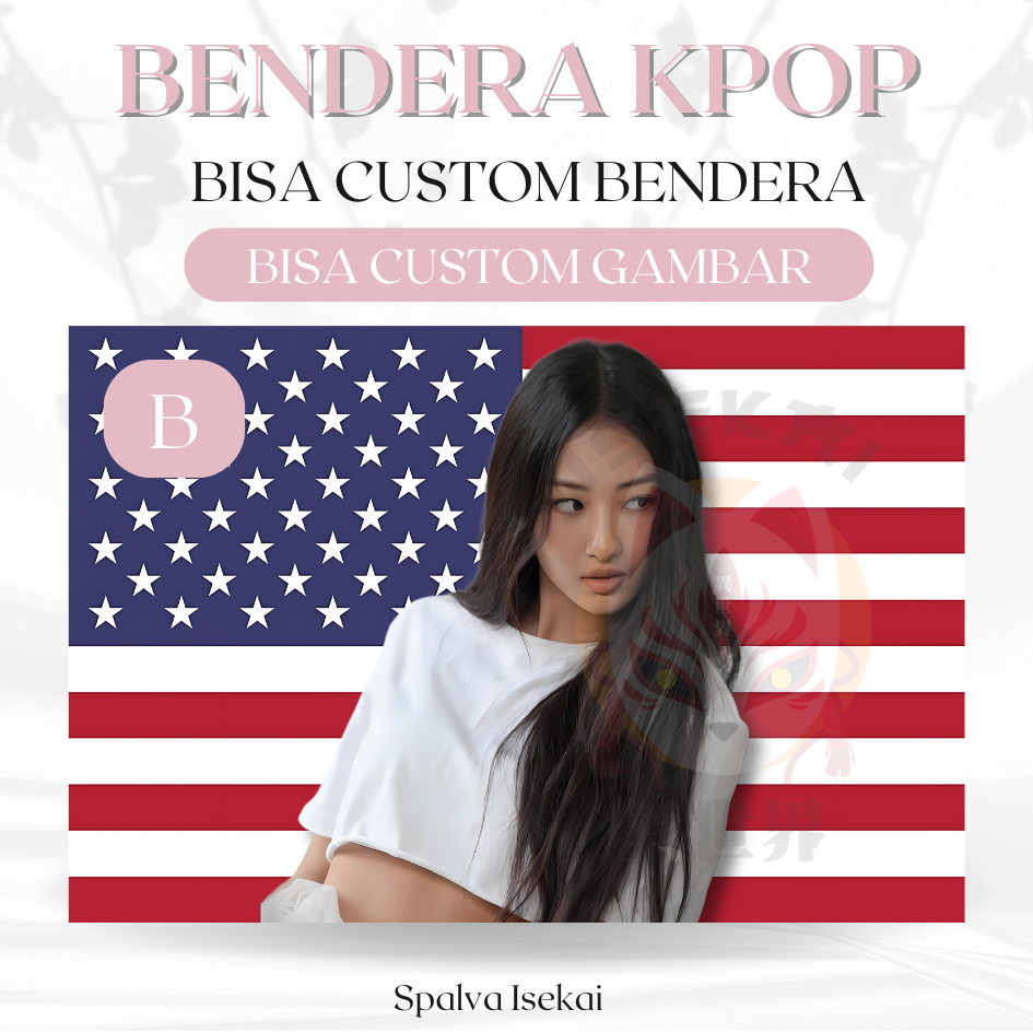 AMERICAN FLAG KPOP GAWON MEOV / โปสเตอร์ KPOP / KPOP FLAG Lee Gawon Chloe / KPOP Tapestry / Tapestry