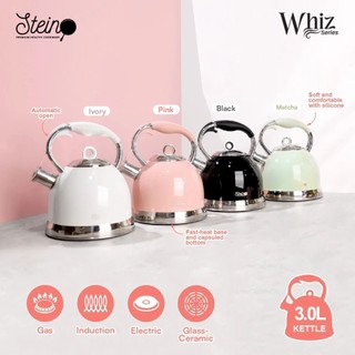 Stein Kettle Whiz Stainless Teko Siul Stein SUS 304 Kapasitas 3 Liter
