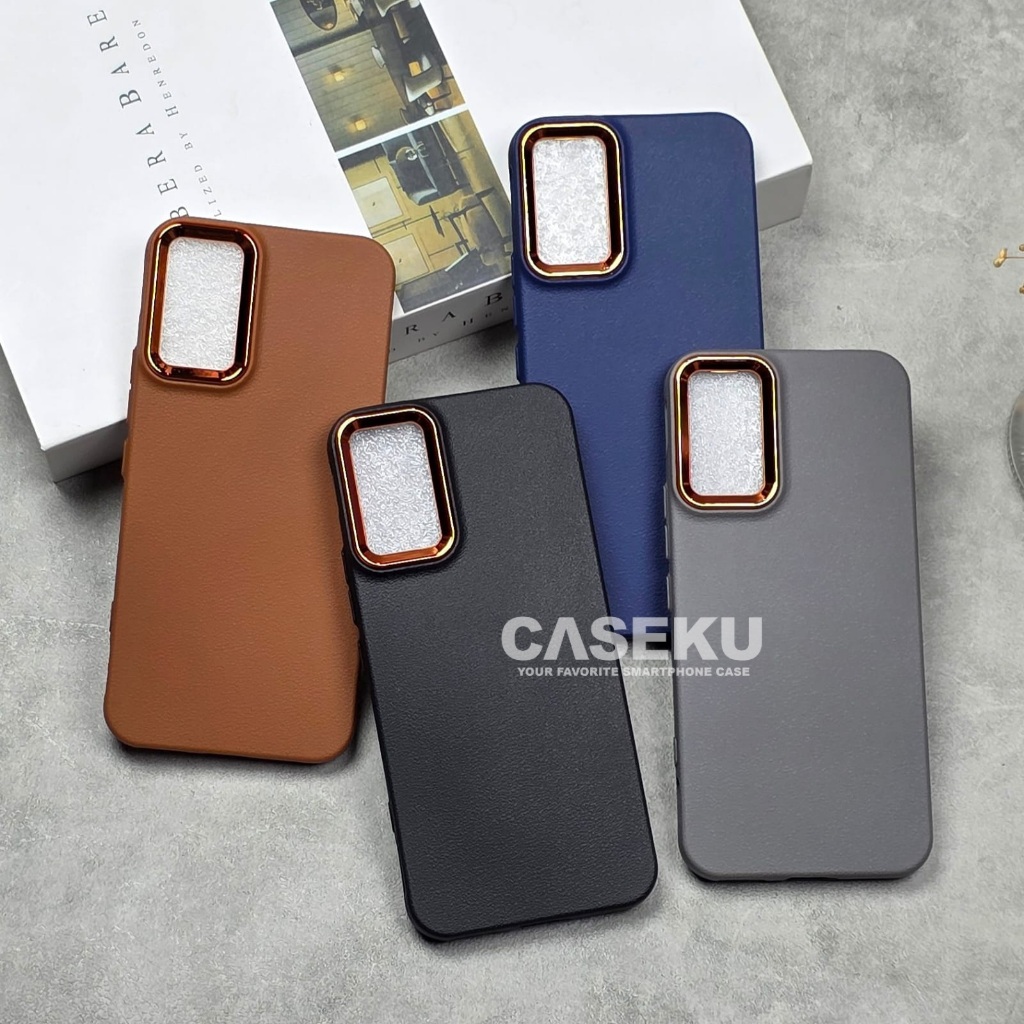 Infinix GT 30 Infinix GT 30 Pro Case Leather Pro Camera List Crom Case - Caseku