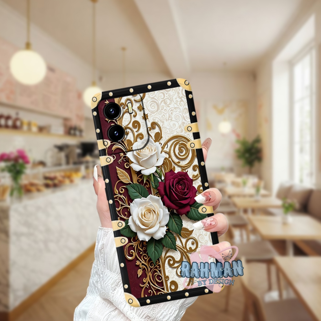 HP Vivo Y15S Softcase - Vivo Y01 - Vivo Y01A วัสดุยางยืดหยุ่น - Cool Motif - ซิลิโคนยืดหยุ่น - เคส V