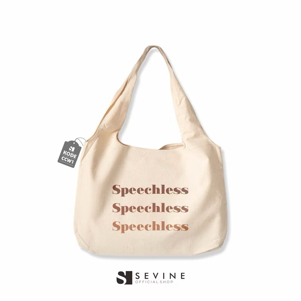 PRELOVED PRELOVED TOTEBAG Sevine Tote Bag Canvas Bonnie Womens School Bag for Girls, College, Laptop