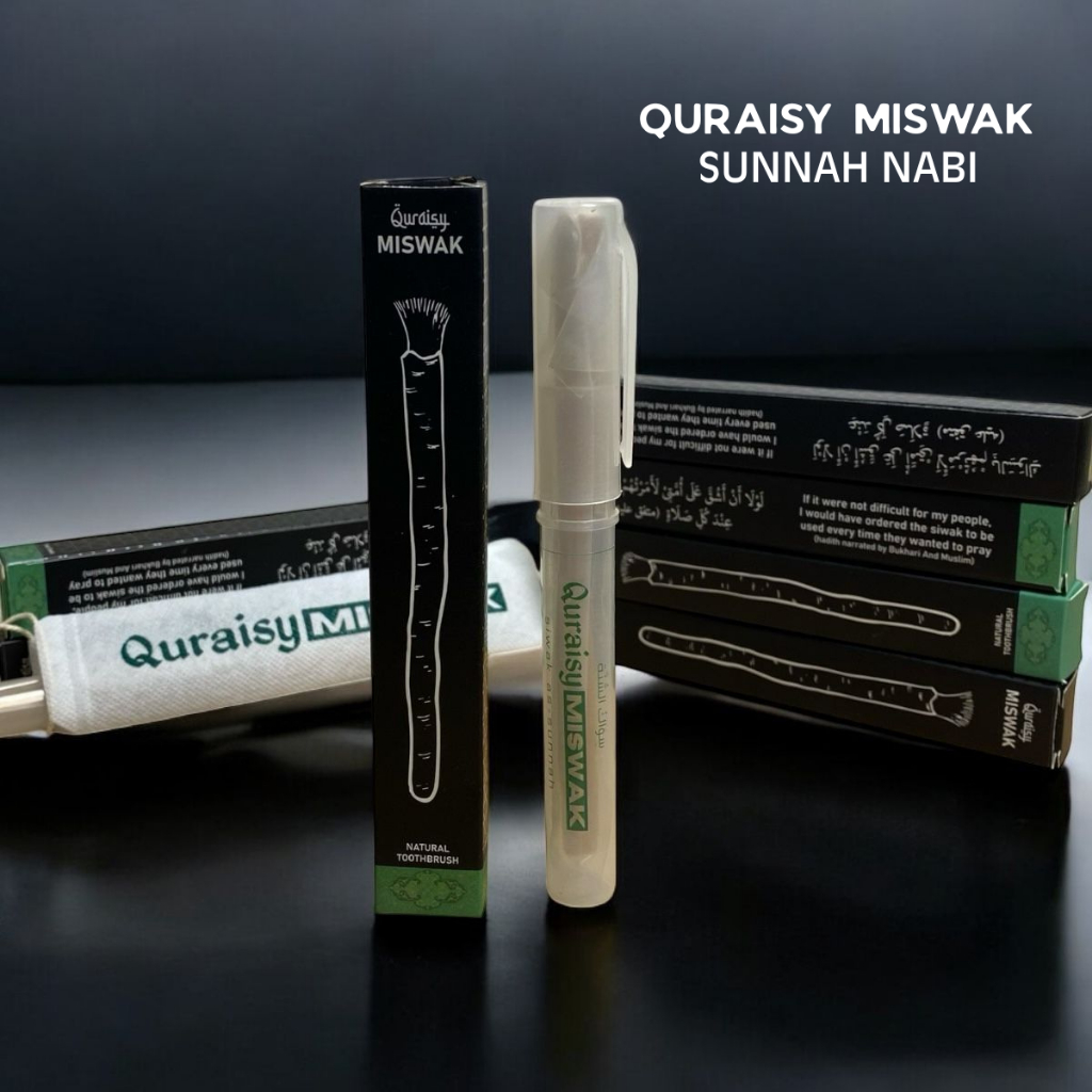 QURANY MISWAK - Original Siwak Plus Young Siwak Holder Sunnah Rosul