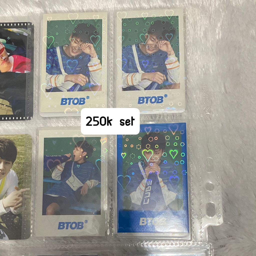 OBOB JUNG ILHOON UCUBE CONCERT POLAROID PHOTOCARD PC