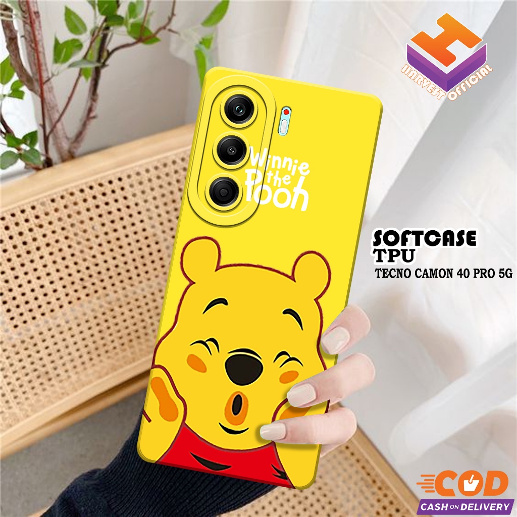 เคส Tecno Camon 40 Pro 5G ล่าสุด - เคส Tecno Camon 40 Pro 5G Softcase - Pro Camera Softcase Case - T