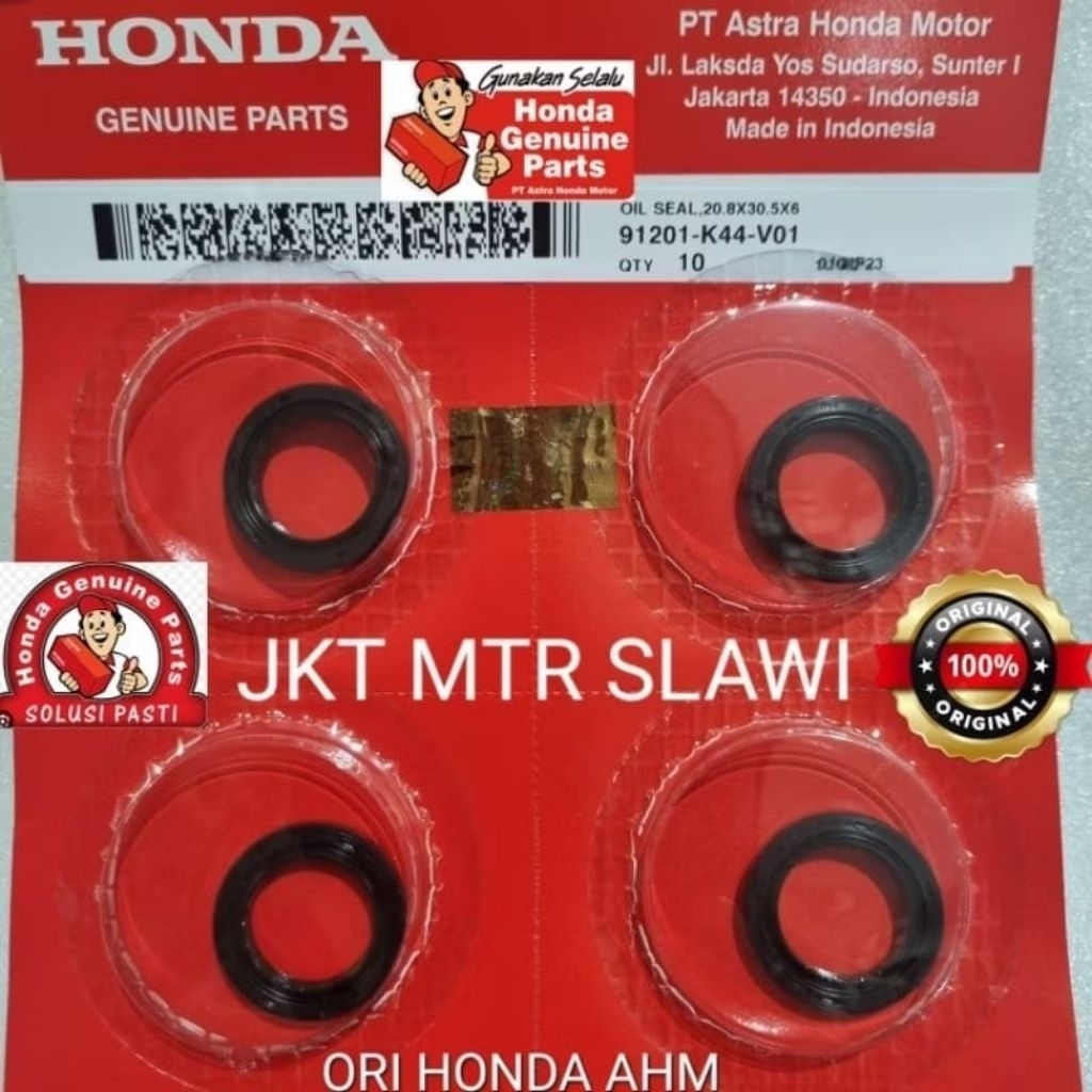 91201-K44-V01 ซีลแม่เหล็ก ซิล เพลาข้อเหวี่ยง ขวา บีท esp ป๊อปบีท สปอร์ต ตัก esp vario 110 esp เดิม h