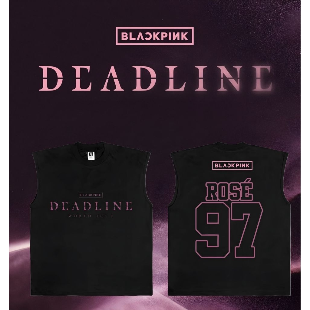 Sleeves Tee Blackpink Deadline Member
