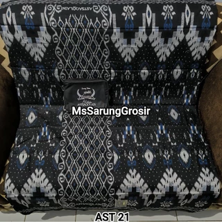 Astsaqolain ผ้าซิ่น with Kawung, Galaxy, Glalmomoor & Jasmine Motips, วัสดุเรยอน