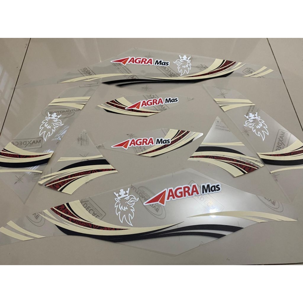 MIO M3 LIVERY BUS AGRA MAS TRANSPARENT STRIPING