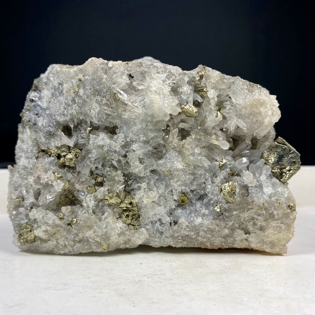 Natural TOP Pyrite Rough - Brilliant Pyrite Cube Cluster - คอลเลกชันอัญมณี