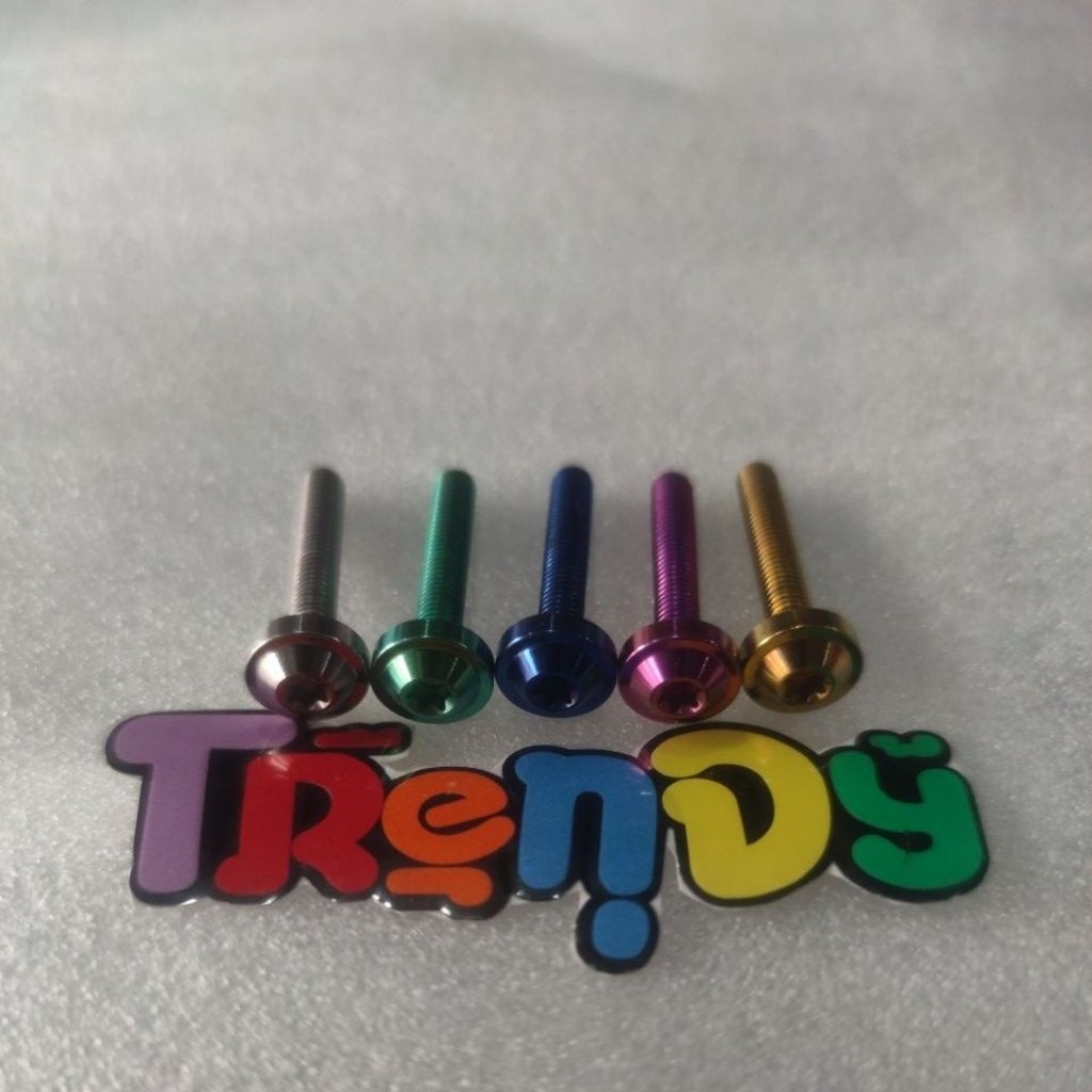 M5 TITANIUM BOLT THREAD 8 (GR5)