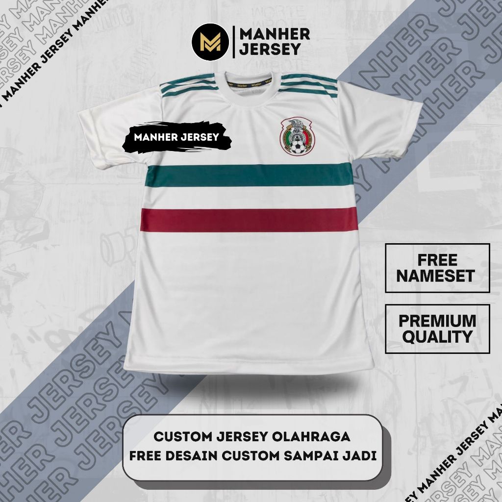 MEXICO JERSEY 2018 FULL PRINTING