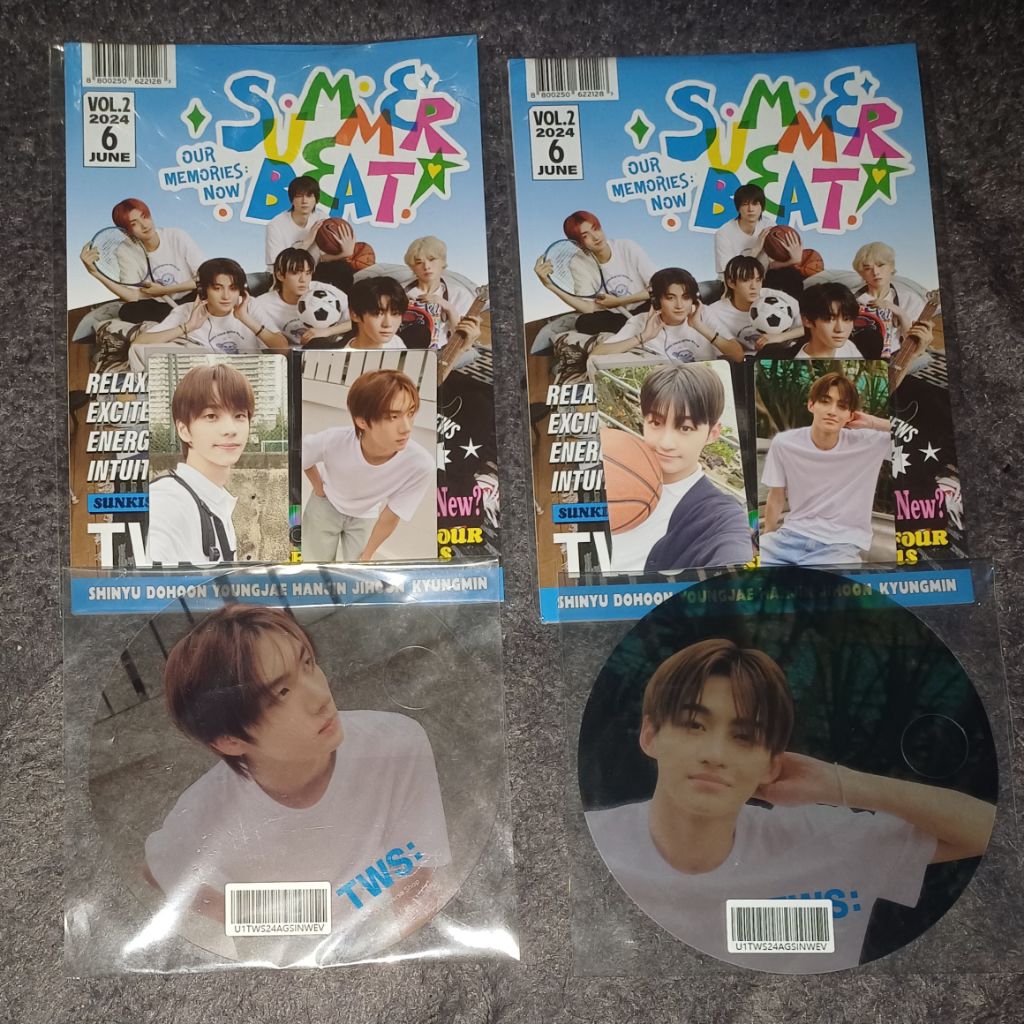 TWS 2nd MINI ALBUM SUMMER BEAT WEVERSE VER UNSELED COMPLETE PC SHINYU JIHOON POB WEVERSE YOUNGJAE JI