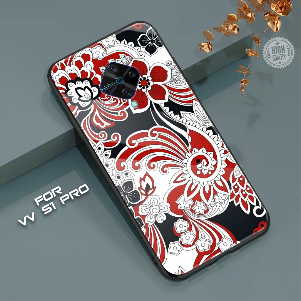 เคส VIVO S1 PRO - Casing VIVO S1 PRO - STORE CASE (BATIK) - 2D Premium Glossy - Softcase Glossy - Ca
