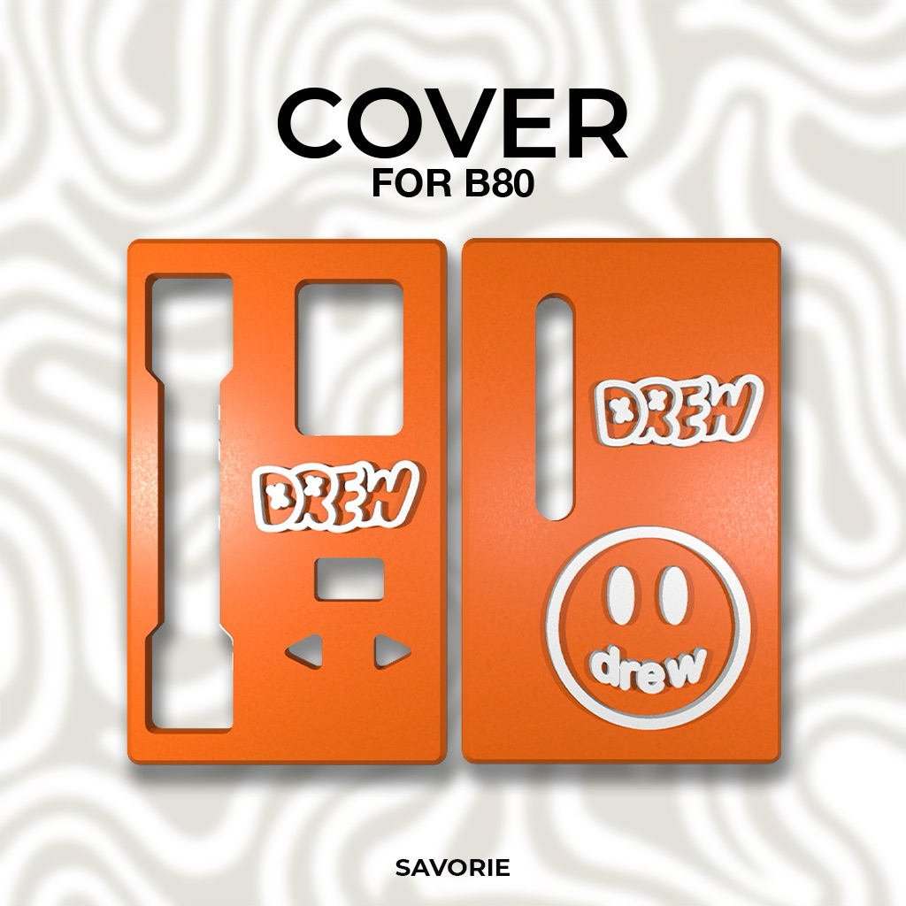 DREW ORANGE WHITE B8O CASE 3D PRINT MAGNETIC