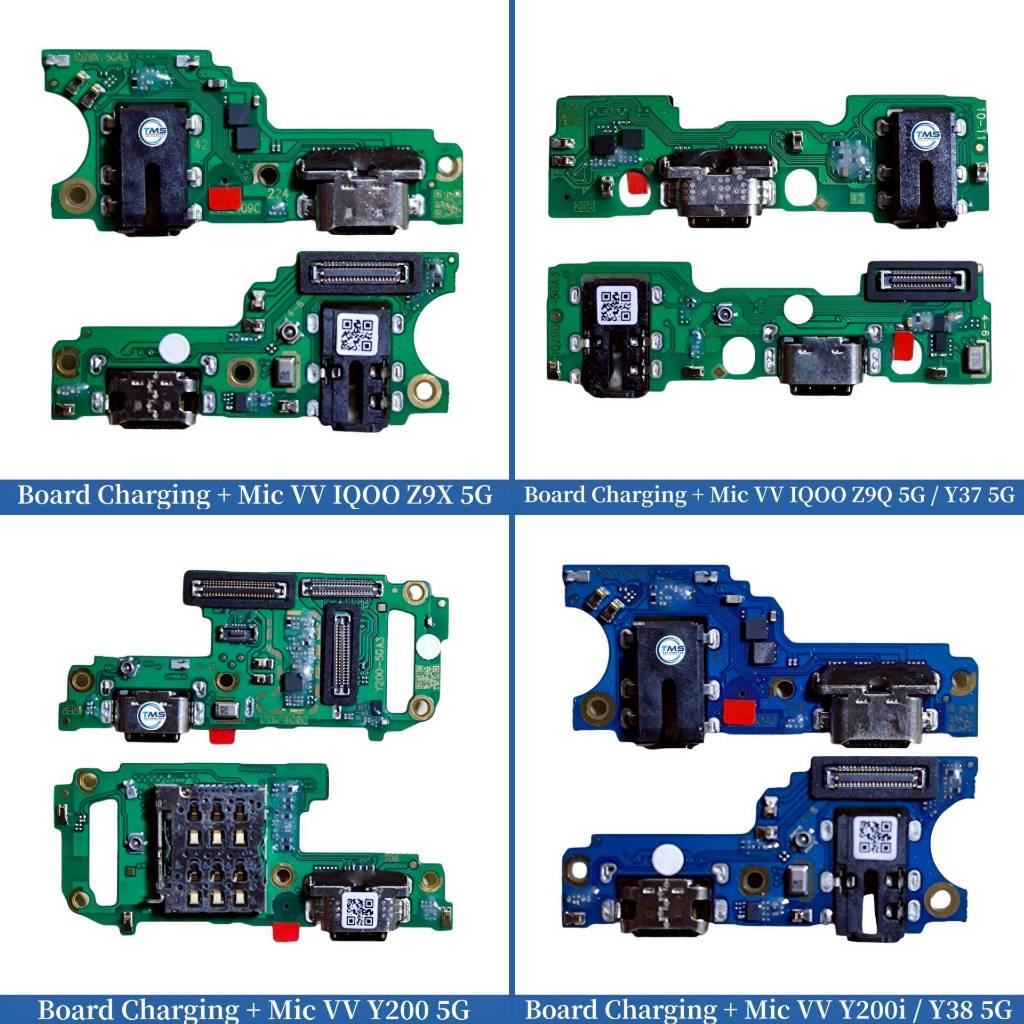 แท่นชาร์จ + แท่นชาร์จ + ไมค์ Vivo IQOO Z9X 5G - IQOO Z9Q 5G - Y37 5G - Y200 5G - Y200i - Y38 5G