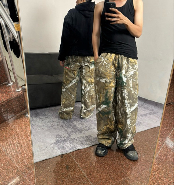 Kalcer Baggy Pants - Realtree Pants - Twill Wideleg Baggy Pants