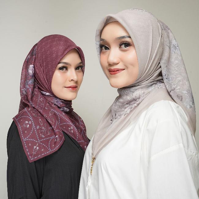 AQILLAH by IRA - Crashista Hijab – Premium Square Paris Hijab