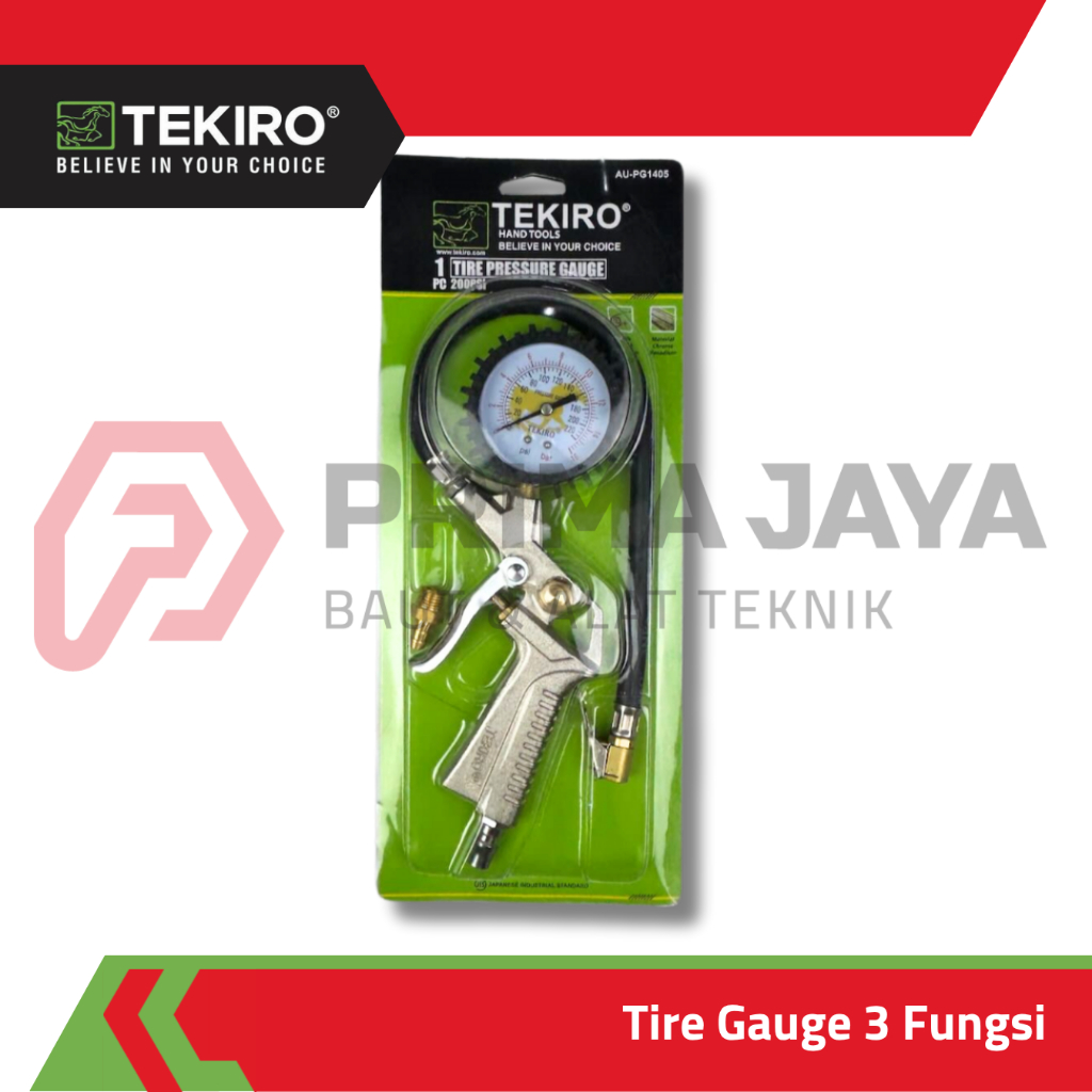3-FUNCTION TIRE PRESSURE GAUGE / TIRE PUMP / ความดันยาง GAUGE 3 ฟังก์ชั่น TEKIRO