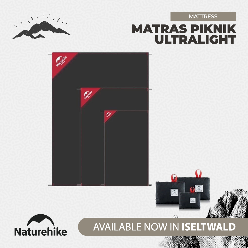 Naturehike NH17D050-B เสื่อปิกนิกน้ําหนักเบาพิเศษ – ไนลอนกันน้ําน้ําหนักเบา 20D