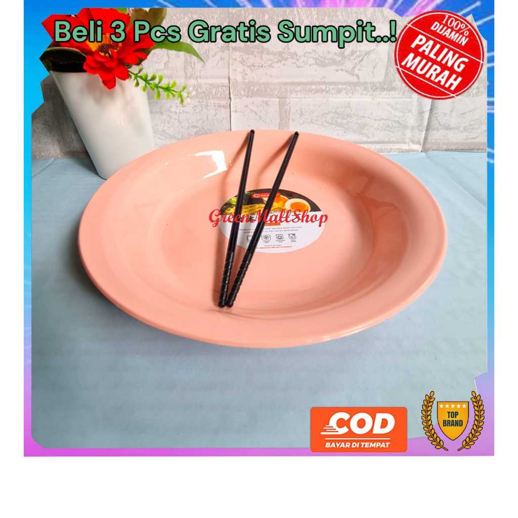 12 ชิ้น 9 นิ้วพลาสติกสีรอบเว้า Ramen เสิร์ฟแผ่น Japan Korea Series อเนกประสงค์