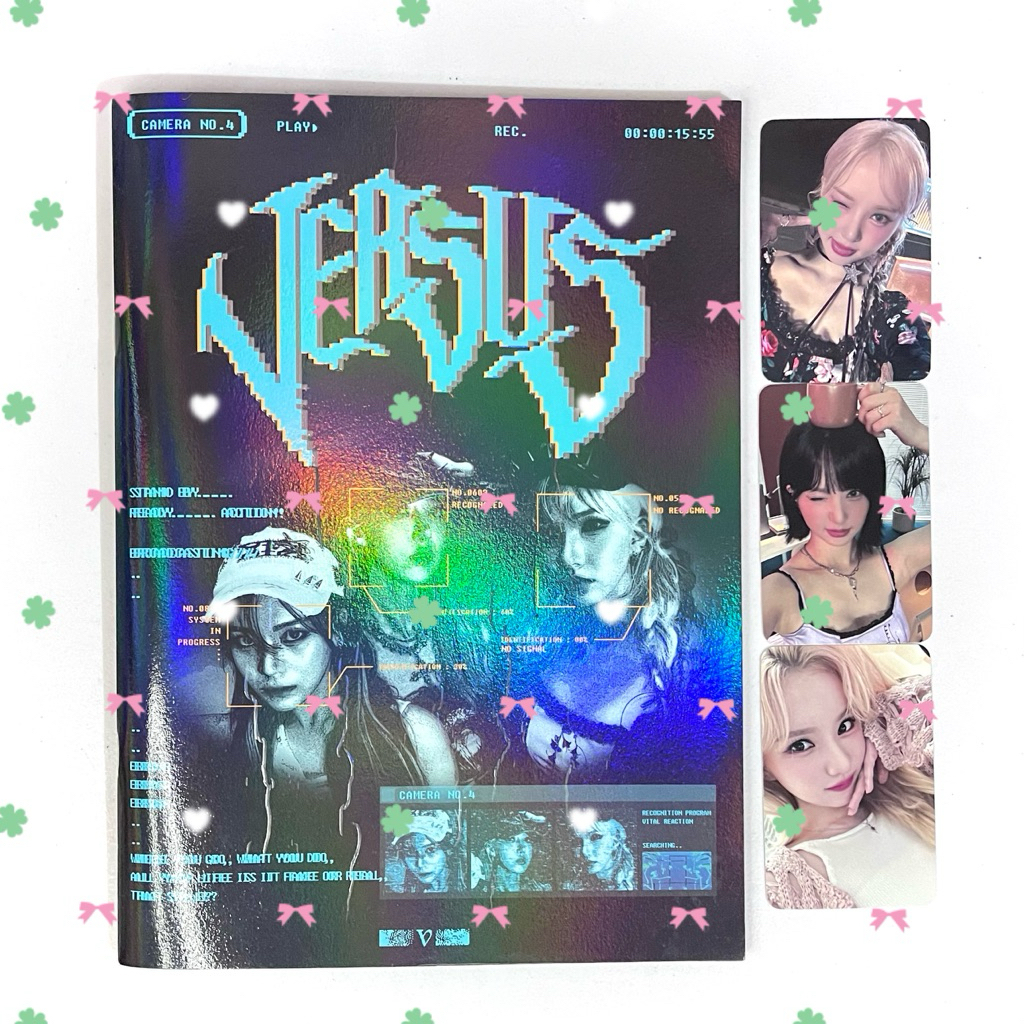 การ์ดรูปถ่ายอย่างเป็นทางการของ อัลบั้ม อัลบั้มปลอม Versus Un Sealed ver. Eunha Soundwave POB รอบ 1 V